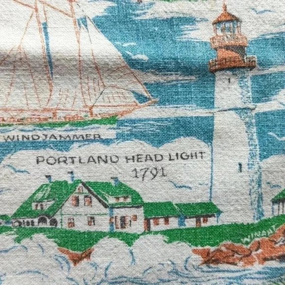 Retro Maine Tea Towel - Picture 4 of 9